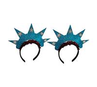 Didiseaon 2pcs Statue of Liberty Crown Headbands for July Party Props Hair Hoops Photo Accessories for Women and Independence Day Celebration