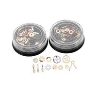 Didiseaon 2pcs Steampunk Alloy Nail Charms Gear Nail Rivets Jewellery for Punk Art Decoration and Craft Accessories in Retro Mechanical Style