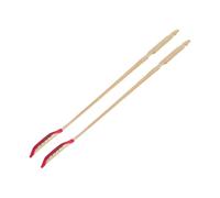 Didiseaon 2pcs Sturdy Dulcimer Bamboo Yangqin Supplies with Weight-reducing Holes Good Elasticity Bamboo and Ebony Strip Musical Instrument Accessories for Folk Instrument Performance