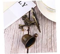 Didiseaon 2PCS Sturdy Metal Animal Doorbell Chime with Horse and Owl Designs Decorative Shopkeeper Bell for Store Patio Balcony Indoor and Outdoor Use Harmonious Sound Gift