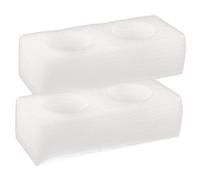 Didiseaon 2pcs Takeout Beverage Carrier Cup Holders Pearl Cotton Drink Trays for Coffee Tea Soft Drinks Reusable and Stable Placement