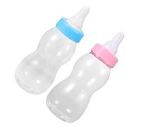 Didiseaon 2Pcs Transparent Bottle Piggy Bank Candy Storage Jars Coin Holder for Parties Weddings and Celebrations for Candy Dried Fruits and Snacks