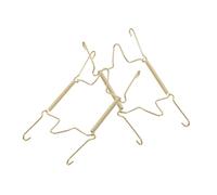 Didiseaon 2pcs U-Shaped Invisible Spring Plate Display Holders Metal Wall Mount Hooks for Hanging and Easy Removal No Trace Installation for Decorative Plates and Wall Display