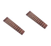 Didiseaon 2pcs Ukulele Fretboard Frets and Inlay Dots for Soprano Ukulele Replacement High-strength Elegant Design for Musicians