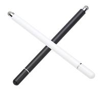 Didiseaon 2pcs Universal Capacitive Touch Screen Pen for Smartphone and Tablet High Sensitivity Stylus White and Black Color