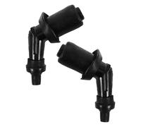 Didiseaon 2pcs Universal Fit Black Plastic Plug Boot Caps for Scooters and Dirt Bikes, Reliable Spark Plug Covers Suitable for Models and Brands