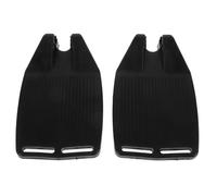 Didiseaon 2pcs Wheelchair Footplates Leg Pad Heavy Duty Abs Material Beautiful Appearance Easy to Carry Improves Quality of Life Universal Footrest for Wheelchair Users