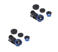 Didiseaon 2pcs Wide Angle Macro Fisheye Telephoto Lens for Camera Lens Clip Kit Quality