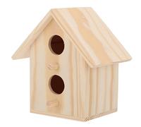 Didiseaon 2pcs Wooden Bird Nest Parrot House Pet Nest Incubation Case for Bird Breeding Box Creative Decor for Little
