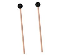 Didiseaon 2pcs Wooden Handle Tongue Drum Mallets Mini Ethereal Percussion Drumsticks Set for Musical Instruments - Small Size, Soft Head Drum Beaters for Practice and Performance Assorted style