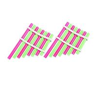 Didiseaon 2set Diy Homemade Panpipe Student Science Experiment Toy Musical Instrument Panpipe Toy for Educational Learning at Home Classroom