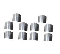 Didiseaon 2sets 5pcs Stainless Steel Finger Protectors Kitchen Hand Care Tool for Safe Vegetable Cutting Durable Finger Guard for Home Cooking Easy to Use for Chefs and Home Cooks 5pcs*2
