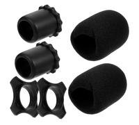 Didiseaon 2sets Microphone Protective Cover Sponge Mic Cover for Stage Performance of Replacements for Outdoor Indoor Use