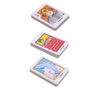 Didiseaon 3 Boxes Early Learning Educational Playing Cards of Colorful Interactive Poker Game Tools for Per Box Enhances Hand-eye Coordination Cognitive Skills and Spatial Thinking