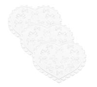 Didiseaon 3 Pcs Bow Silicone Nail Art Molds for DIY Manicure and Resin Crafts Flexible Transparent Reusable Nail Art Accessories for Creative Gel Designs