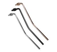 Didiseaon 3 Pcs Double Thread Whammy Bars for Electric Guitar Tremolo Arm Metal Vibrato Lever Set with Tip Home Guitar Accessory Assorted Gold Silver Black Blue Random Color