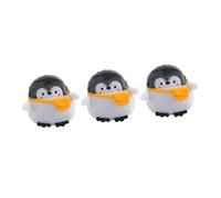 Didiseaon 3 Pcs Penguin Coin Purses Multi-Functional Storage Bags with Cartoon Design for Id Cards and Coins Compact Cute Wallets for Travel Shopping Business Trip Grey White
