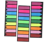 Didiseaon 3 Sets Adhesive Reading Markers Sticky Tabs Transparent Sentence Highlight Strips for Note Taking and Visual Tracking Reusable Bookmarks for Students and Readers