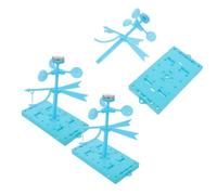 Didiseaon 3 Sets DIY Plastic Wind Vane Science Kit for Classroom Stem Weather-resistant Tools Educational Model for Preschool and Assembly for Wind Direction Measurement and Collaborative