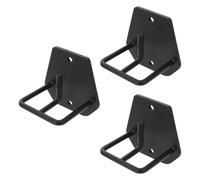 Didiseaon 3 Sets Resistance Band Anchors Resistance Band Wall Mount Anchors Black Metal Adjustable Space-saving Heavy Duty Workout Equipment for Home Gym Fitness