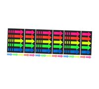 Didiseaon 30 Sets Re Stickable Arrow Shaped Stickers Classified Index Page Markers for Efficient Reading for Students and Book Lovers Stickers Per Set