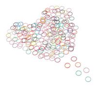 Didiseaon 300pcs Open Jump Rings for Jewelry Making and Keychains, 0.4 Inch Iron Split Rings High Compatibility and Comfortable Lightweight Design, for Creating New Designs and Necklace