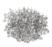 Didiseaon 300pcs Upholstery Tacks Upholstery Pins for Furniture Iron Silver Vintage Decorative Nails for Sofas, Upholstered Furniture, Hold Papers, Photos and Maps