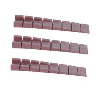 Didiseaon 30Pcs Adjustable Furniture Leveling Shims Abs Non-slip Wedges for Toilet Sofa Cabinet Doors Windows Playhouses and Decks in Brown