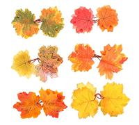 Didiseaon 30pcs Faux Maple Leaves Autumn Leaves Garland Decorations for Thanksgiving Party