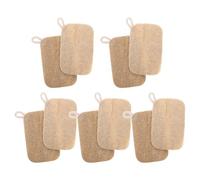 Didiseaon 30PCS Handmade Natural Loofah Dish Brush Set, Eco-Friendly Luffa Scouring Pads for Kitchen Cleaning, Biodegradable Sponges Suitable for Dishwashing and Surface Scrubbing