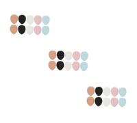 Didiseaon 30pcs Makeup Powder Puff Soft Makeup Sponge for Foundation Concealer and Setting Powder Mini Triangle Water for Easy Application Vibrant Colors for Skin Types