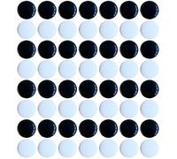 Didiseaon 360Pcs Dual-Sided Convex Go Stones Set Imitation Jade Black and White Go Game Pieces for Strategy Board Games and Five-In-A-Row Small Accessories for Home and Travel
