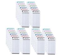Didiseaon 36pcs Budget Sheets Cash Binder Refill with Colored Hole Punched Paper Budget Cards for Expense Tracking and Personal Monthly Financial Planning