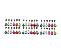 Didiseaon 36pcs Clip Beard Shine Christmas Balls Santa Hair and Beard Decor Christmas Clip Ornaments Festive Decor