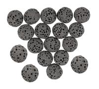 Didiseaon 39pcs Aroma Pebbles Fragrance Diffuser Stone, Natural Volcanic Mineral Oil Diffuser Set, Small Black Lava Gravel for Essential Oils, Calming Aromatherapy Use