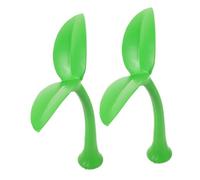 Didiseaon 3D Plant Sprout Car Roof Stickers 2pcs Easy Apply Waterproof Car Roof Decoration for Universal Vehicle Bumper and Hood Ornament