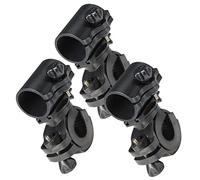 Didiseaon 3Pcs Bike Flashlight Holder Durable Bike Light Mount for Handlebar Practical Torch Stand Clip Accessory for Cycling Safety
