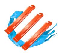Didiseaon 3pcs Bike Tire Lever Pry Bar Tool in Orange Nylon Ergonomic Grip for Easy Replacement and Rim Damage Prevention, Lightweight and Portable Tyre Opener
