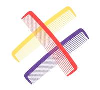 Didiseaon 3pcs Carnival Comb Big Comb Prank Giant Toothbrushes Halloween Big Fake Wide Tooth Shampoo Detangling Barber Cosplay Costume Giant Men Props Plastic