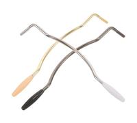 Didiseaon 3pcs Curved Electric Guitar Tremolo Bar Whammy Arm Set with Stainless Steel and Rubber for High-frequency Vibrations and Pitch Change Suitable for Beginners