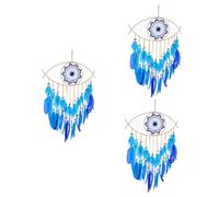 Didiseaon 3pcs Evil Eye Dream Catcher Wall Hanging Stylish Woven Decor for Bedroom Unique Home Decoration for Multi-Functional Decorative Ornaments