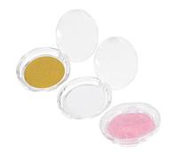 Didiseaon 3pcs Eyelash Storage Cases with Glitter Bottoms Portable Eyelash Containers for Travel for Women and Girls