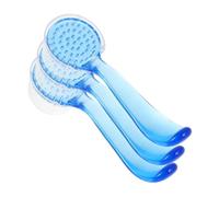 Didiseaon 3pcs Facial Cleansing Brush Goat Horn and Ox Horn Soft Bristle Exfoliating Face Scrubber Deep Pore Cleansing Blackhead Removal for Skincare Routine at Home Travel Office
