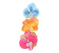 Didiseaon 3pcs Flower Hair Clips for Women Elegant Butterfly Orchid Claw Clips Nonslip Fabric and Plastic Hair Accessories Romantic Style for Office Wear and Parties