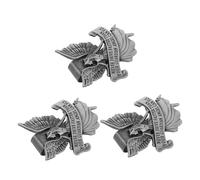 Didiseaon 3pcs Guardian Angel Clip Car Visor Safety Charm Alloy Polished Metal Stylish Elegant Design Drive Safe Reminder Travel Protection for Regular Commutes and Road Trips