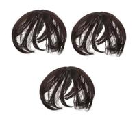 Didiseaon 3pcs Hair Extensions Synthetic Hair Topper Volume Topper for Women Short Pieces