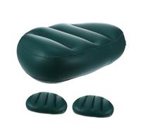 Didiseaon 3pcs Inflatable PVC Seat Cushions with Backrest High Resilience Kayak Boat Pads Ergonomic Non Slip Outdoor Sitting Pads for Fishing and Water Sports