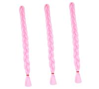 Didiseaon 3pcs Jumbo Braids Afro Wig Chemical Fiber Wig for Holiday Events Braiding Hair Extensions