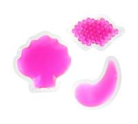 Didiseaon 3pcs Lip Gel Pack Eye Gel Pack Soothing Hot and Cold Therapy Lips-shaped Ice Pads Facial Care Hospitals