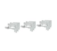 Didiseaon 3pcs Multifunctional Transparent Acrylic Pipe Clamp for Aquariums Water Filter Holder for Fish Tanks Easy Installation Space-Saving Design Secure Inlet Outlet Fixation